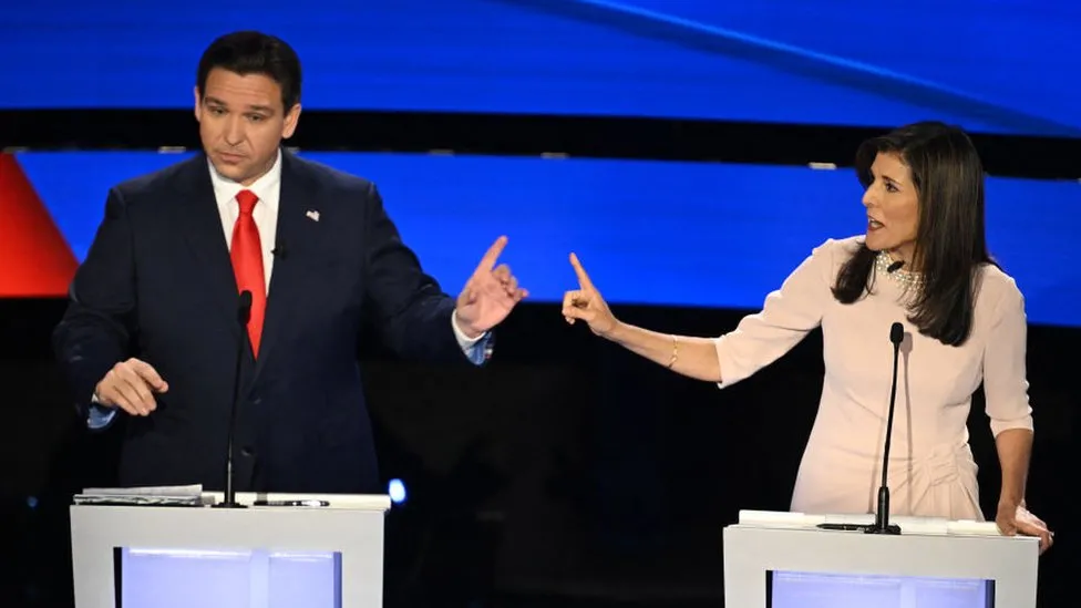 Estos son los momentos más importantes del debate republicano entre Ron DeSantis y Nikki Haley en Iowa